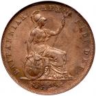 Great Britain. Half Penny, 1826 NGC MS63 BR - 2