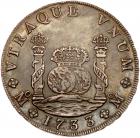 Mexico. 8 Reales, 1733-Mo MF NGC EF