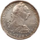 Mexico. 8 Reales, 1786-Mo FM NGC AU58