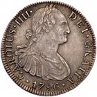 Mexico. 8 Reales, 1796-Mo FM NGC AU58