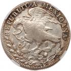 Mexico. 'Hook-Neck' 8 Reales, 1824-Mo JM NGC EF45 - 2