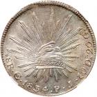 Mexico. 8 Reales, 1834-Go PJ NGC MS62