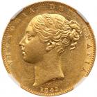 Great Britain. Sovereign, 1845 NGC AU58