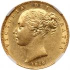 Great Britain. Sovereign, 1849 NGC AU58