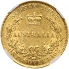 Australia. Sovereign, 1861 (Sydney) NGC AU58 - 2