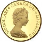 Canada. 100 Dollars, 1981 Choice Brilliant Proof