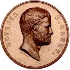 1879 Grant Presidential Medal. Julian PR-15