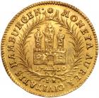 German States: Hamburg. Ducat, 1710-IR Unc - 2