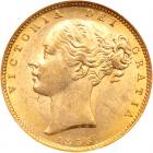 Great Britain. Sovereign, 1855 NGC MS63