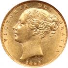 Great Britain. Sovereign, 1863 NGC MS62