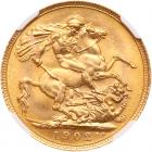 Great Britain. Sovereign, 1902 NGC MS64 - 2