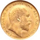 Great Britain. Sovereign, 1909 NGC MS64