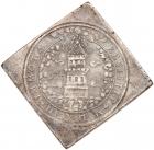 Austria: Salzburg. Klippe Double Taler, 1593 NGC VF - 2