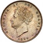 Great Britain. Shilling, 1829 NGC MS65