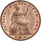 Great Britain. Penny, 1857 NGC MS63 RB - 2