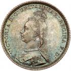 Great Britain. Fourpence, 1888 NGC MS66