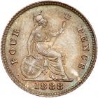 Great Britain. Fourpence, 1888 NGC MS66 - 2