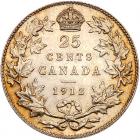 Canada. 25 Cents, 1912 NGC MS63 - 2