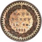 Great Britain. Proof 18 Pence Bank Token, 1811 NGC Proof 64 - 2