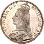 Great Britain. Crown, 1887 NGC MS64