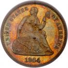 1864 Liberty Seated H10C PCGS Proof 66