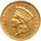 1889 $3 Gold PCGS AU58