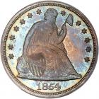 1854 Liberty Seated $1 PCGS Proof 64