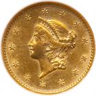 1854-S $1 Gold Liberty NGC AU55