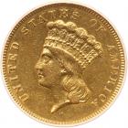 1854-O $3 Gold SEGS MS61