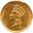 1860-S $1 Gold Indian PCGS MS62