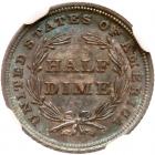 1837 Liberty Seated H10C. No Stars, Sm Date NGC MS65 - 2