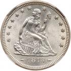 1873 Liberty Seated 25C. Arrows NGC MS65