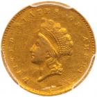 1855-C $1 Gold Indian PCGS AU53