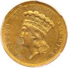 1854-O $3 Gold PCGS AU55