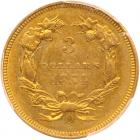 1854-O $3 Gold PCGS AU55 - 2