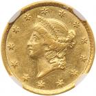 1853-C $1 Gold Liberty NGC MS62