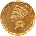 1873 $1 Gold Indian. Closed 3 PCGS MS64