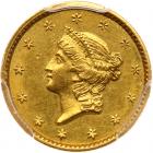 1851-C $1 Gold Liberty PCGS AU55