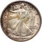 1917-S Liberty Walking 50C. Mintmark on Rev PCGS MS64