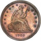 1859 Liberty Seated 25C NGC Proof 65