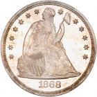 1868 Liberty Seated $1 PCGS PF64 CAM