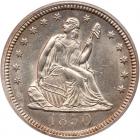 1850 Liberty Seated 25C PCGS MS64