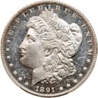 1891 Morgan $1 PCGS MS64 DMPL