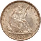 1857 Liberty Seated 50C PCGS MS65