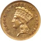 1863 $3 Gold