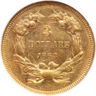 1863 $3 Gold - 2