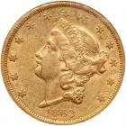 1863-S $20 Liberty NGC AU53