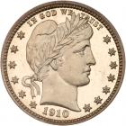 1910 Barber 25C PCGS PF67 CAM