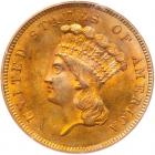 1860 $3 Gold PCGS MS63