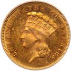 1879 $3 Gold PCGS MS63